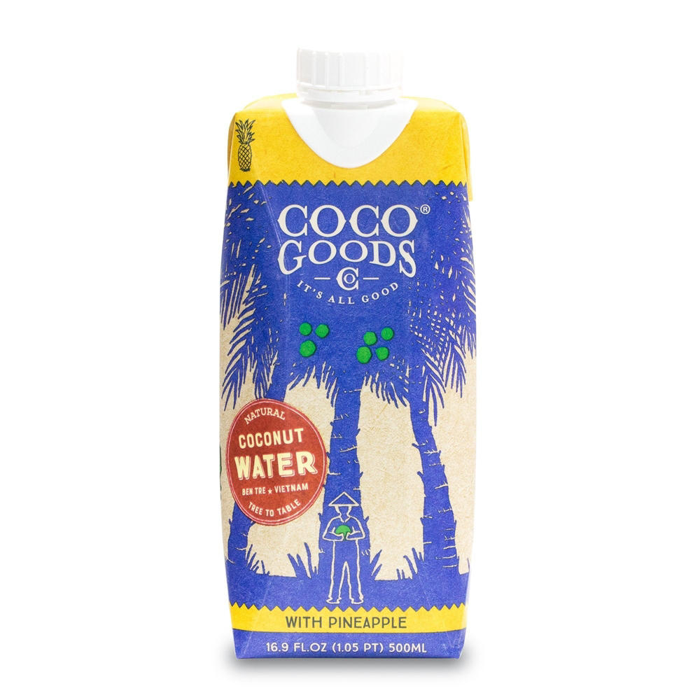 Coco Goods Coconut Water with Pineapple, 16.9 oz