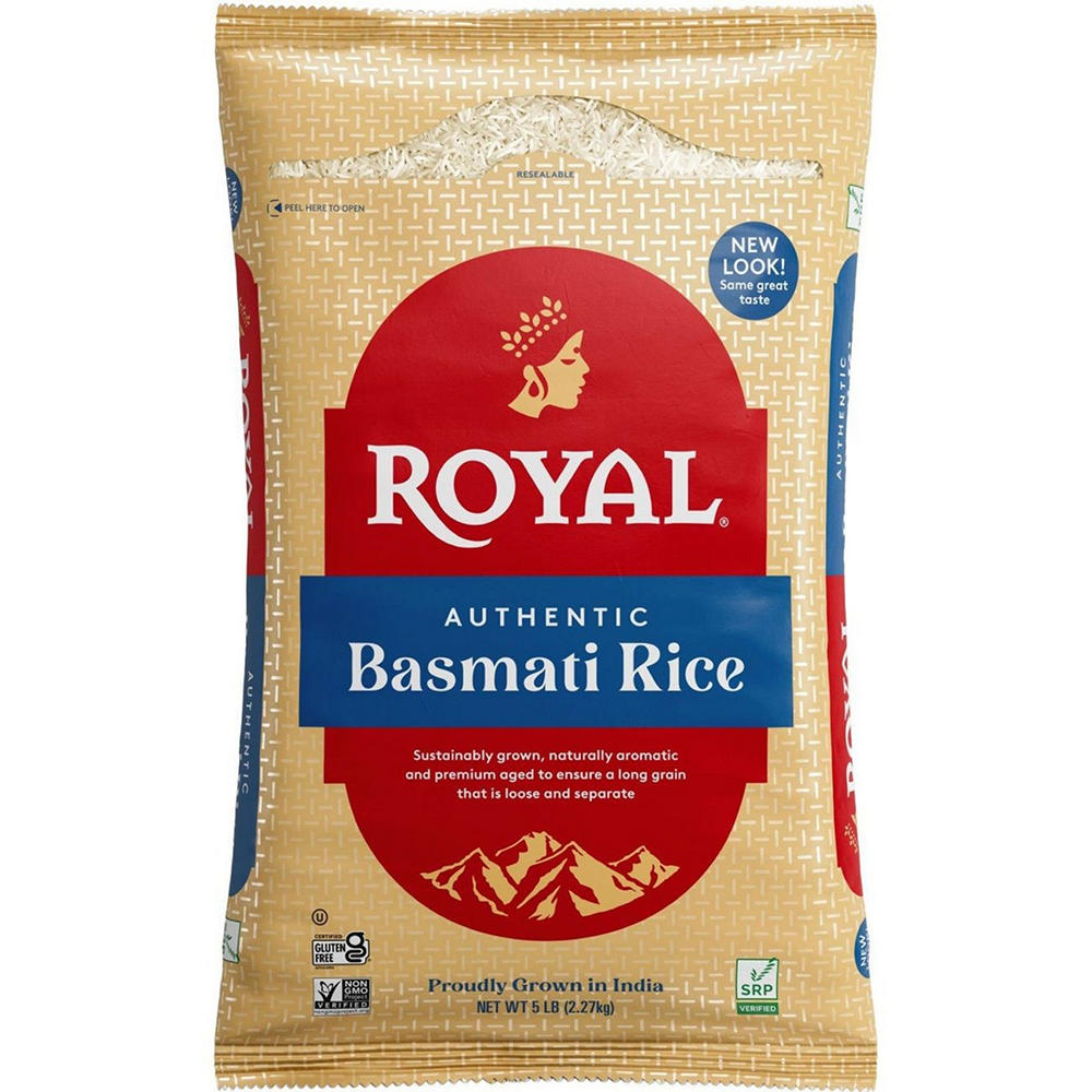 Royal Basmati White Rice, 5 lbs
