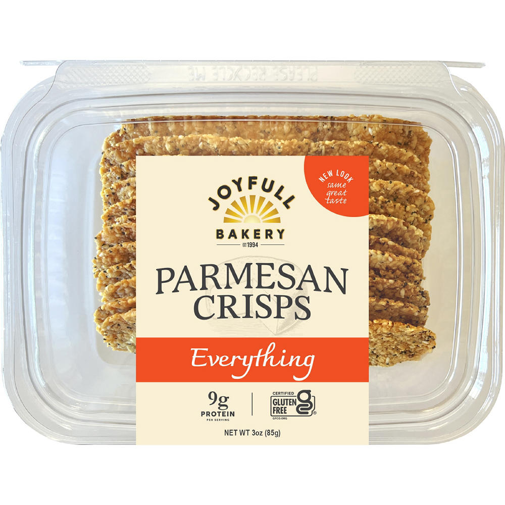 Joyfull Bakery Parmesan Crisps - Everything, 3 oz