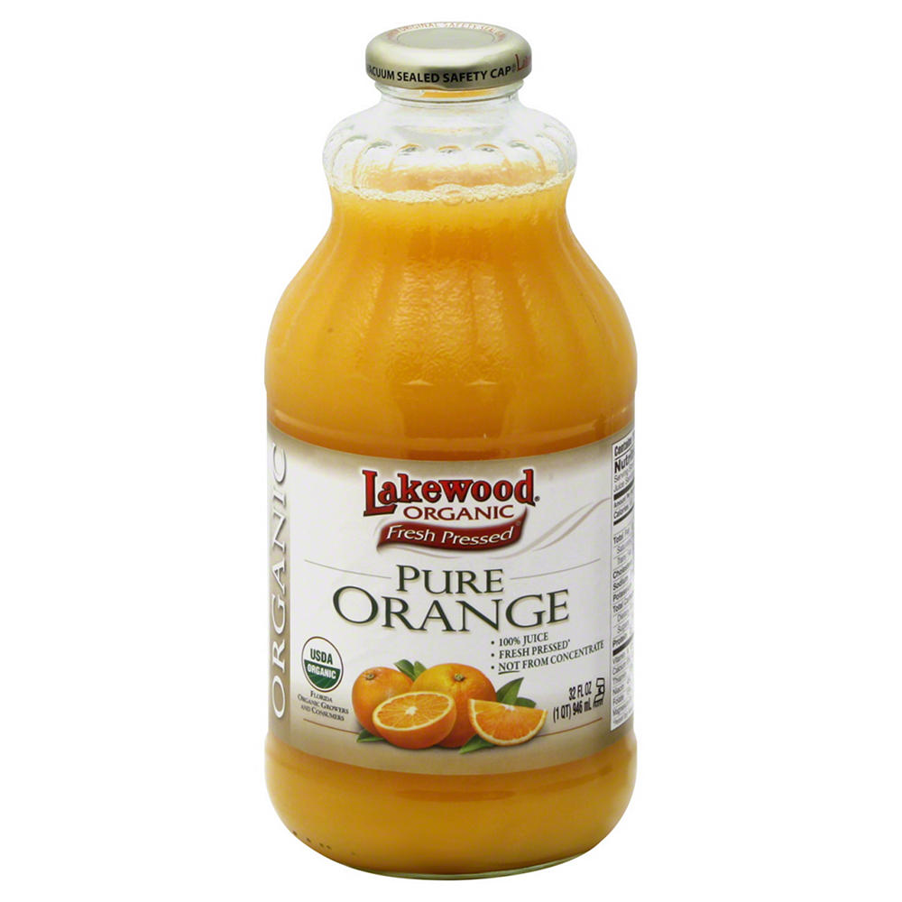Lakewood Organic Pure Orange Juice, 32 oz