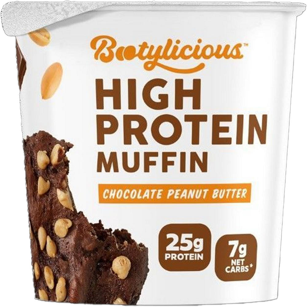Bootylicious 25g Protein Muffin Cup - Chocolate Peanut Butter, 2.75 oz