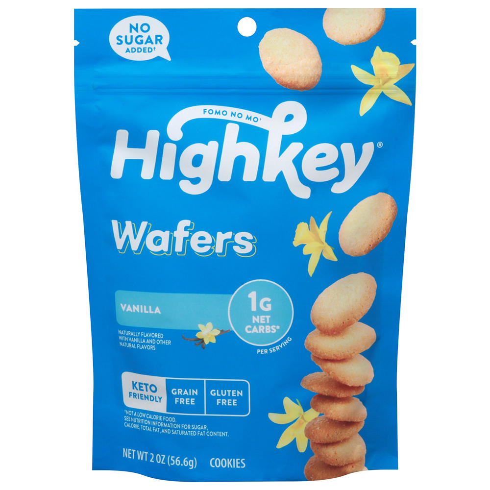 Highkey Vanilla Wafers Mini Cookies, 2 oz