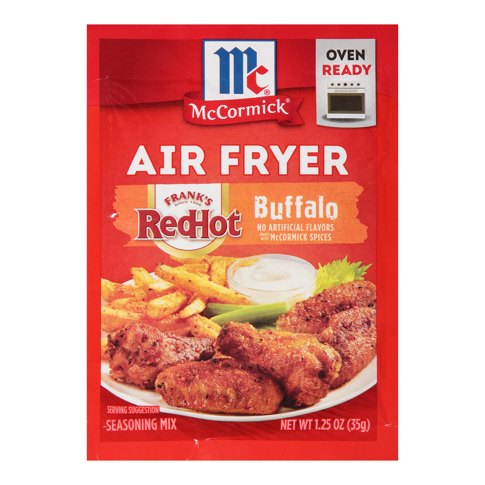 McCormick Air Fryer Frank's RedHot Buffalo Seasoning Mix, 1.25 oz