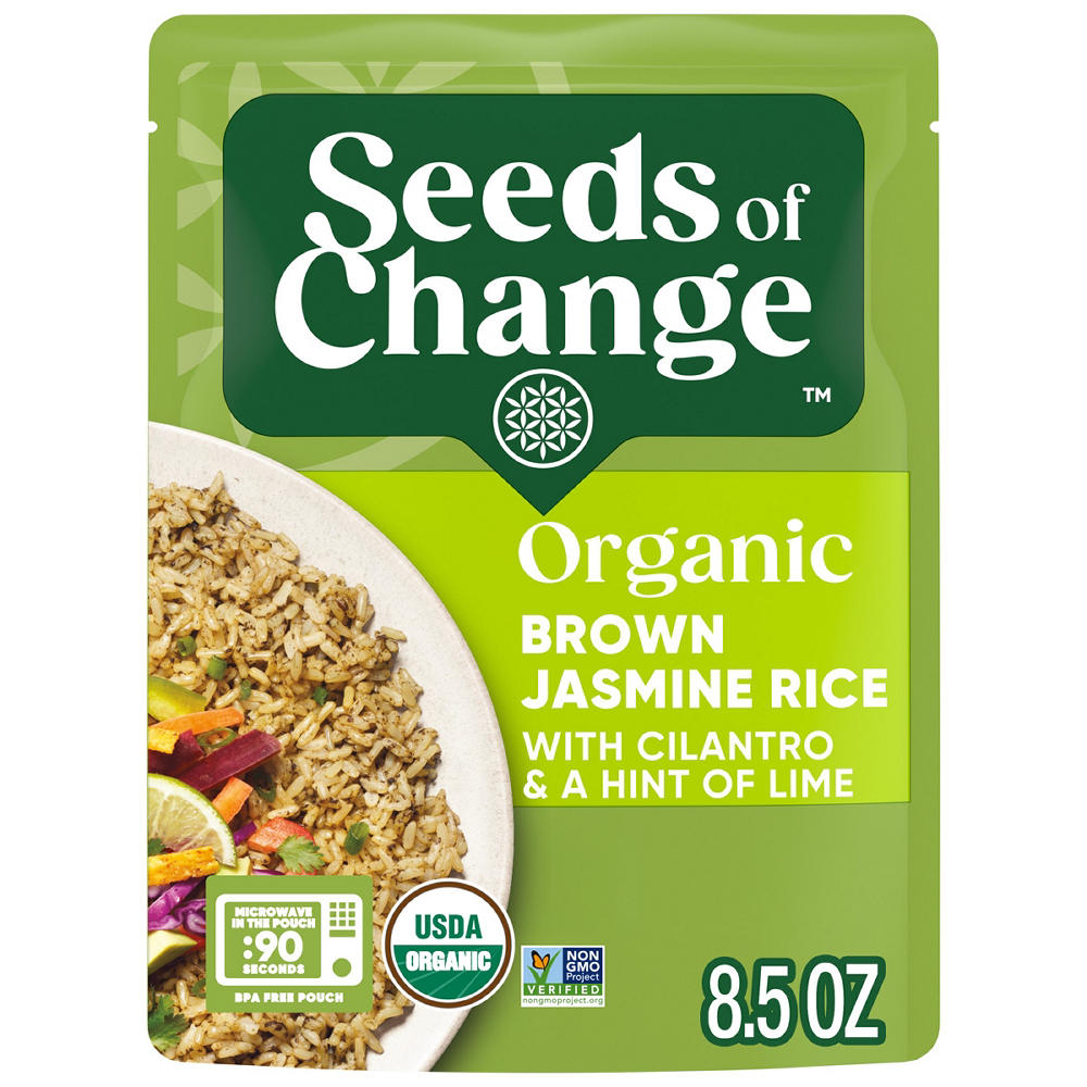 Seeds of Change Organic Brown Jasmine Rice with Cilantro Lime, 8.5 oz