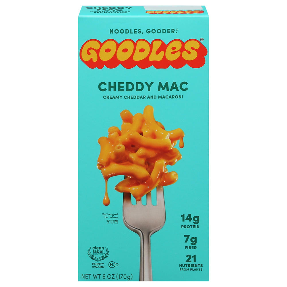 Goodles 14g Protein Creamy Cheddar Cheddy Mac, 6 oz