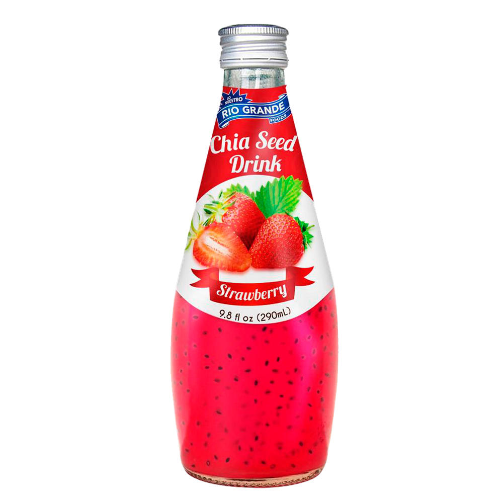Rio Grande Foods Strawberry Chía Seed Drink, 9.8 oz
