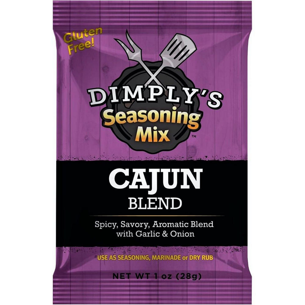 Dimply's Rub & Grill Cajun Chicken Dry Rub Seasoning & Marinade, 1 oz