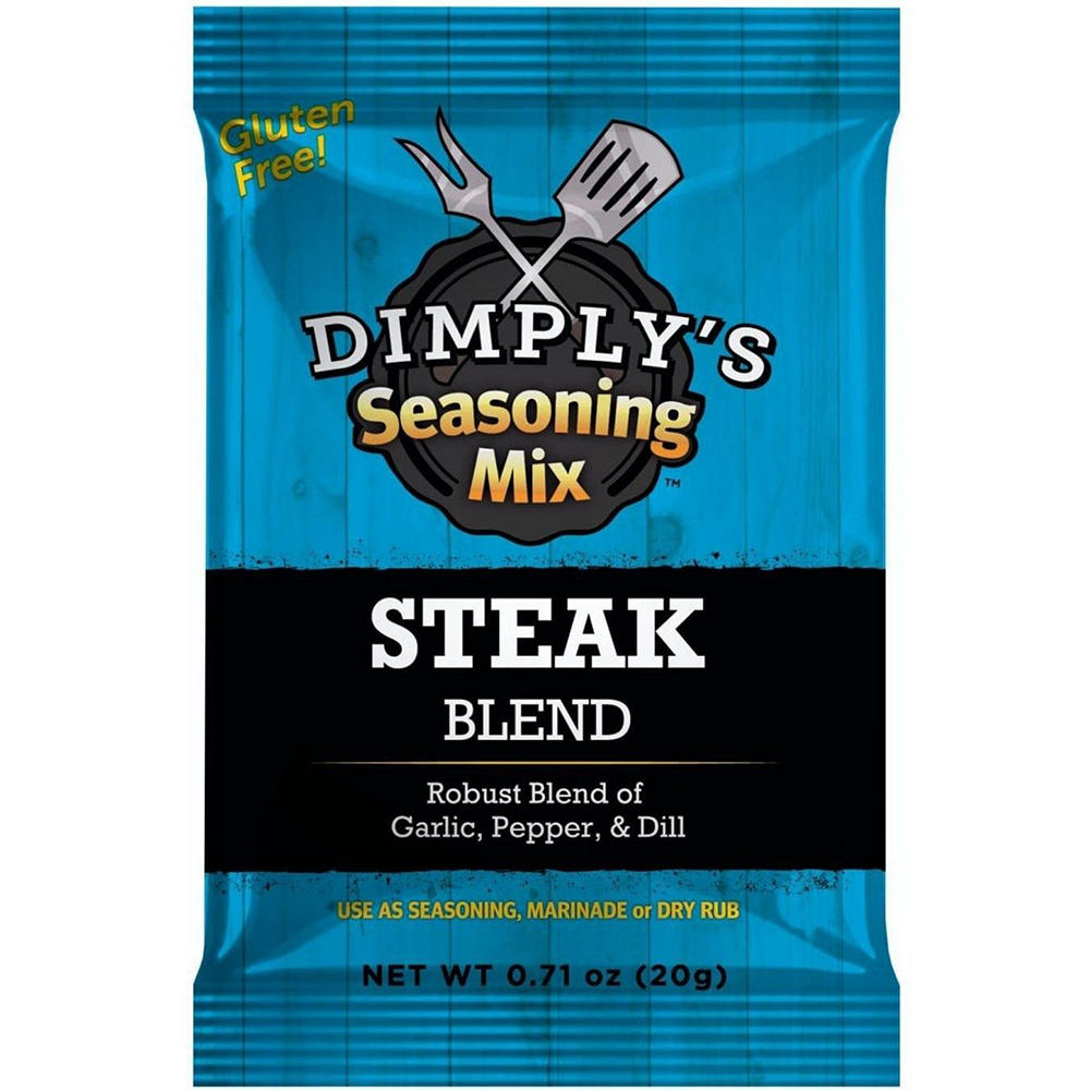Dimplys Rub & Grill Oklahoma Steak Dry Rub Seasoning & Marinade, 0.71 oz