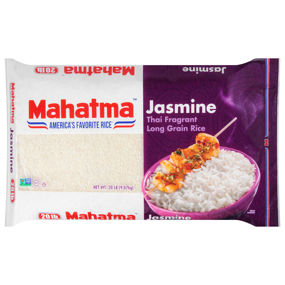 Mahatma Jasmine Long Grain White Rice, 20 lb