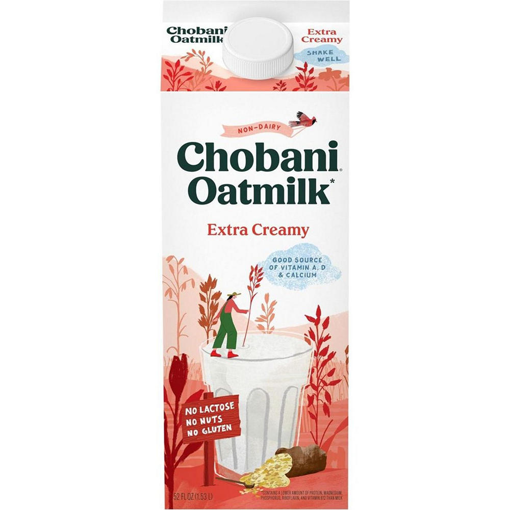 Chobani Oatmilk Extra Creamy, 52 oz