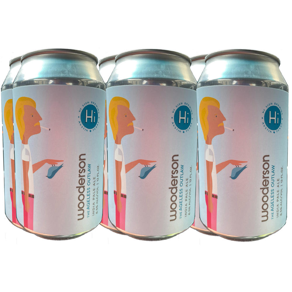 Hi Sign Brewing Wooderson IPA Craft Beer 6 pk Cans, 12 oz
