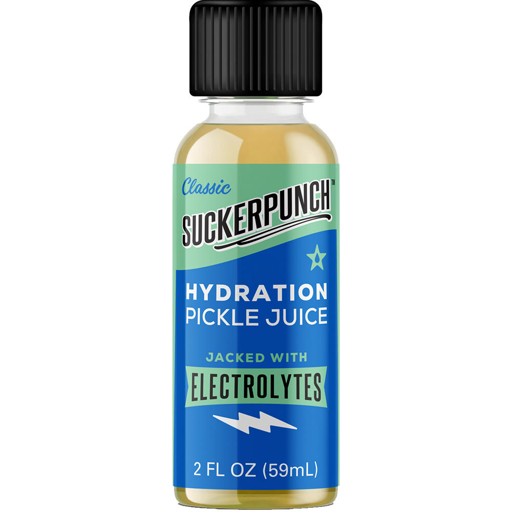 Suckerpunch Pickle Juice Hydration Electrolyte Shot, 2 oz