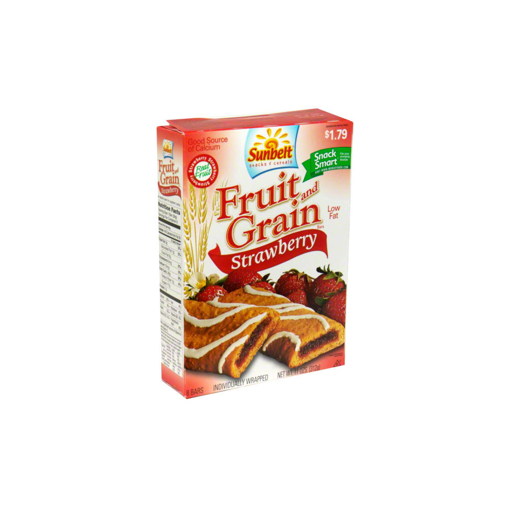 Sunbelt Bakery Strawberry Soft Baked Bars, 8 ct