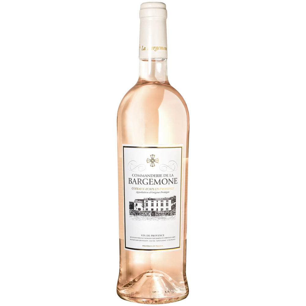 Commanderie Bargemone Coteaux d’Aix en Provence AOP Rosé, 750 mL