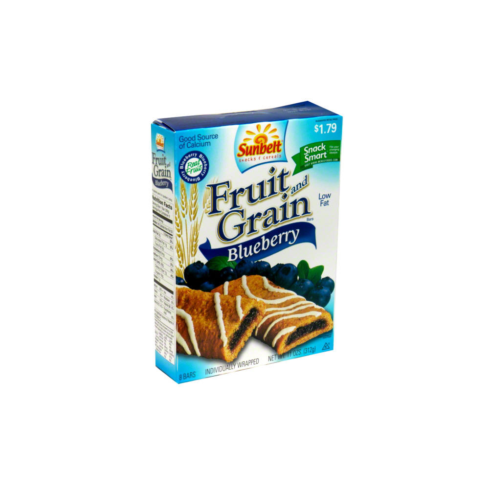 Sunbelt Bakery Blueberry Soft Baked Bars, 8 ct