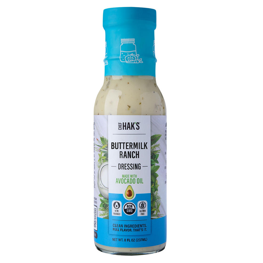 Chef Hak's Buttermilk Ranch Dressing (Sold Cold), 8 fl oz
