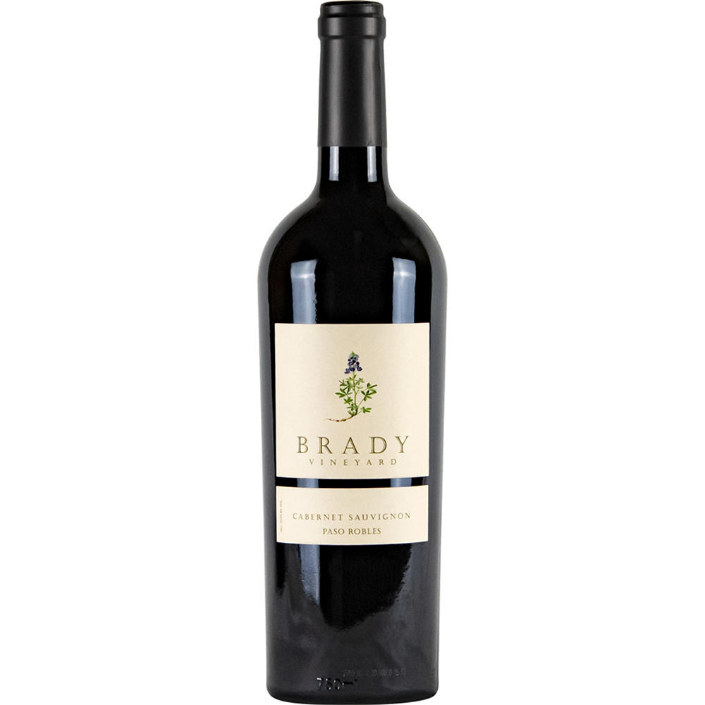 Brady Vineyard Cabernet Sauvignon California Red Wine, 750 mL