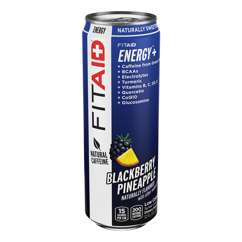 LIFEAID FITAID Energy+ Drink - Blackberry Pineapple, 12 oz