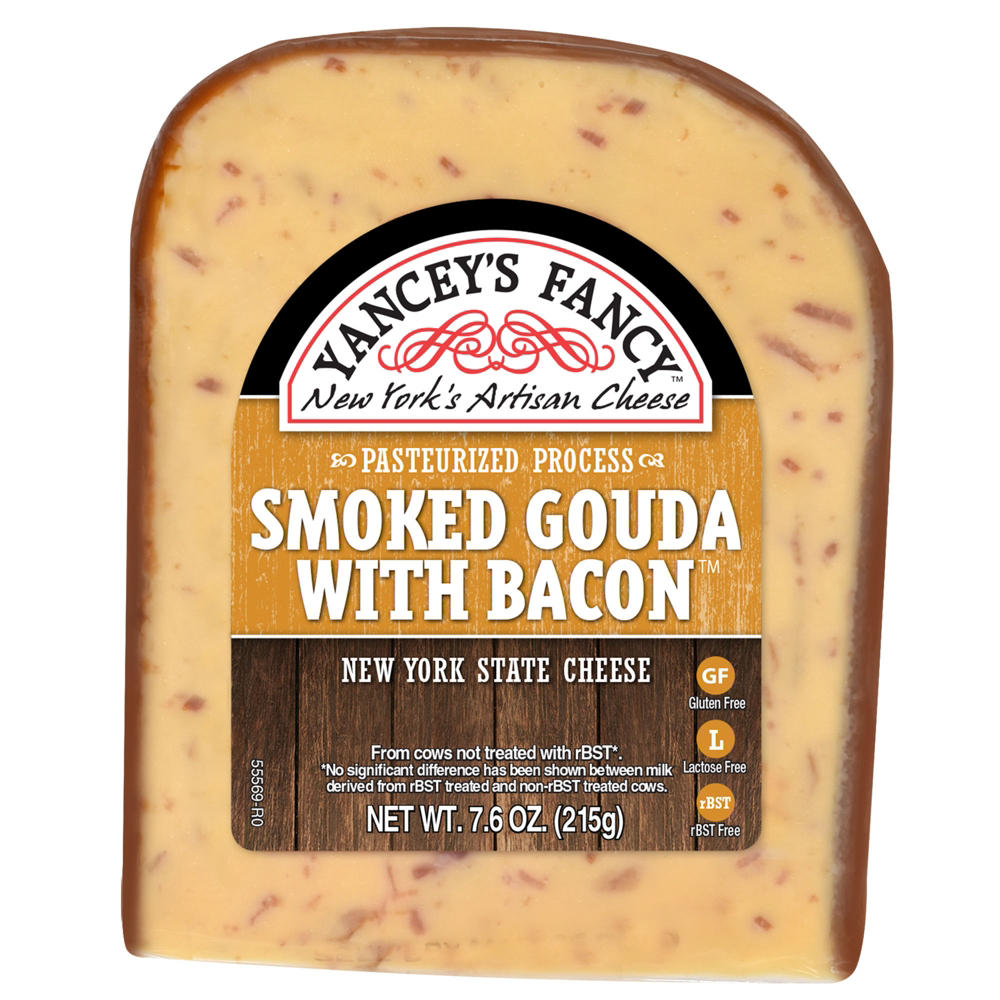 Yancey's Fancy Smoked Gouda with Bacon Cheese, 7.6 oz