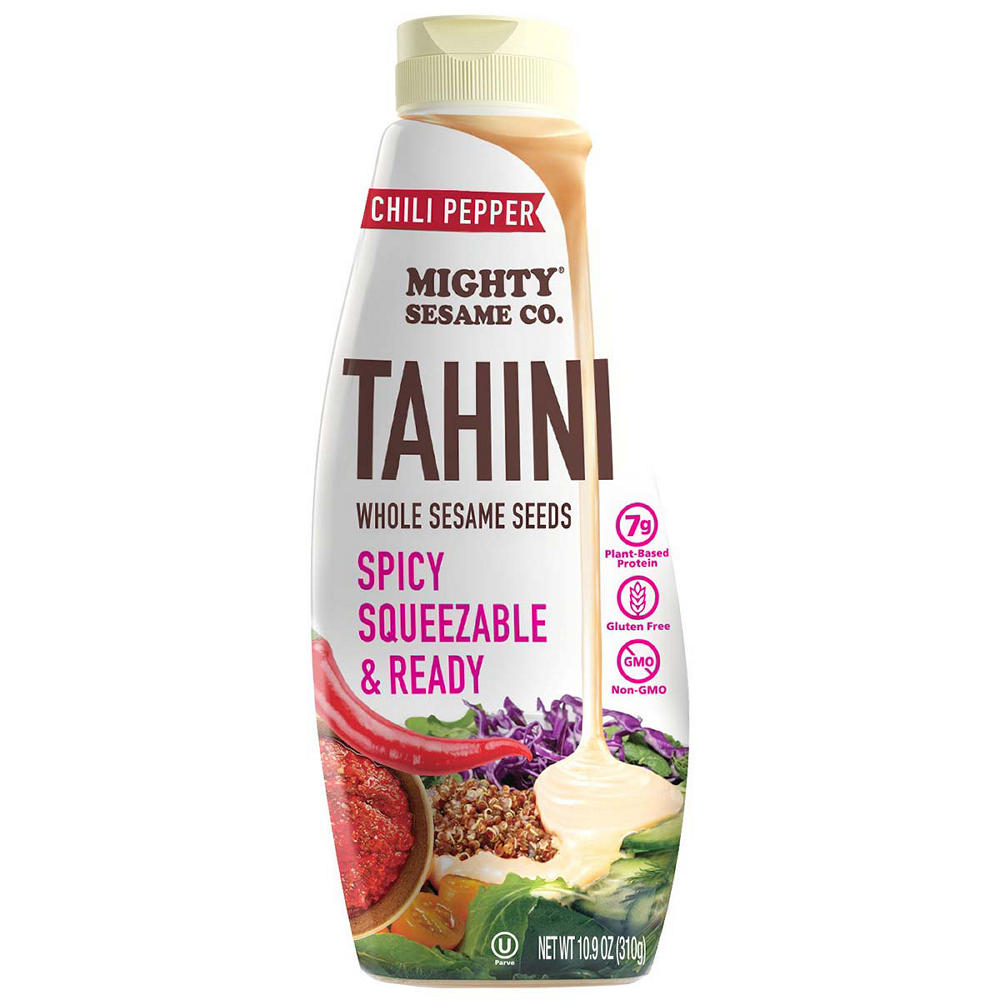 Mighty Sesame Co. Harissa Whole Seed Squeezable Tahini, 10.9 oz