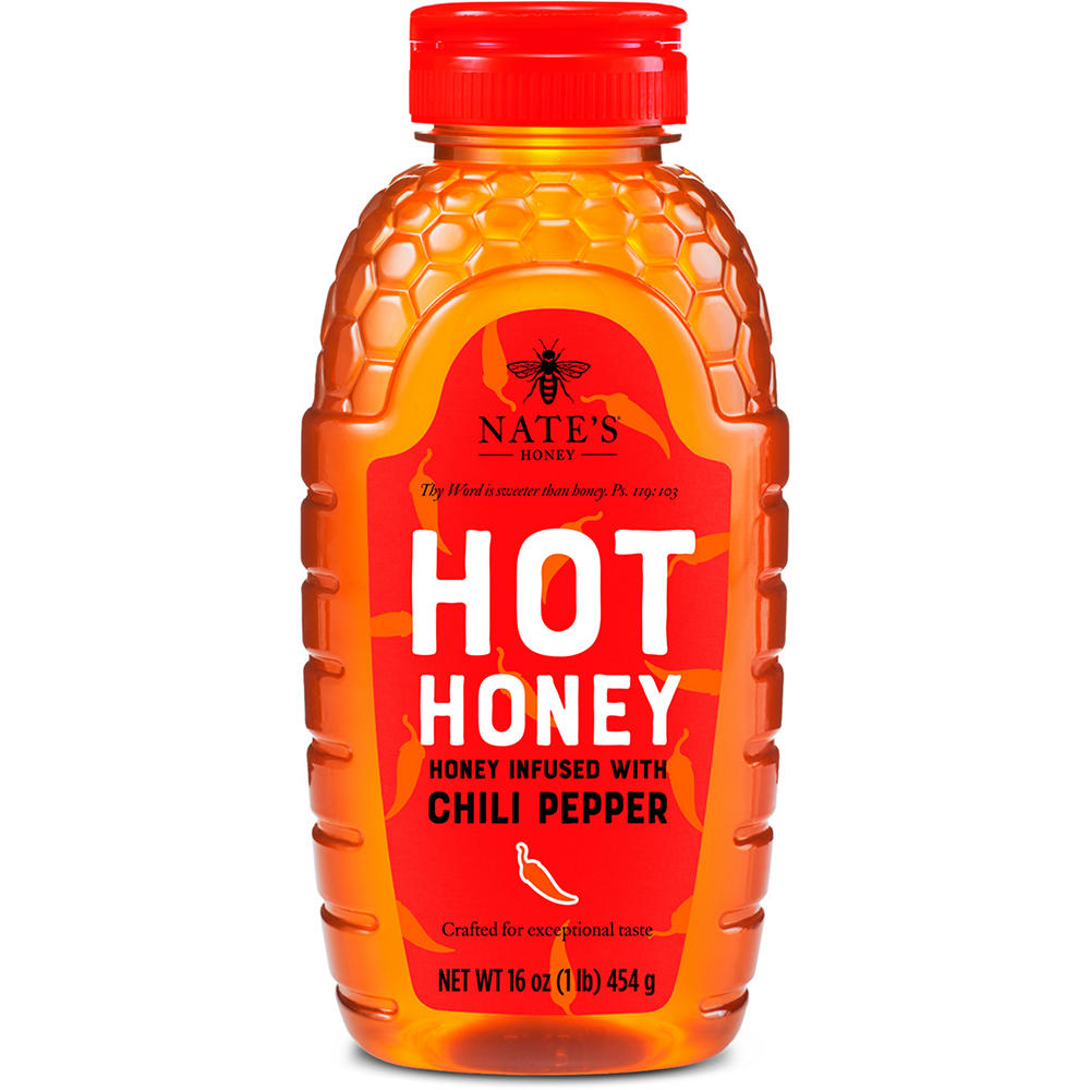 Nate's Honey Hot Honey, 16 oz