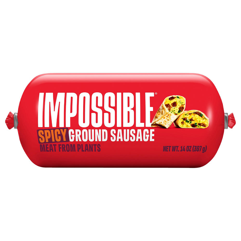 Impossible Spicy Ground Sausage Meat from Plants, 14 oz