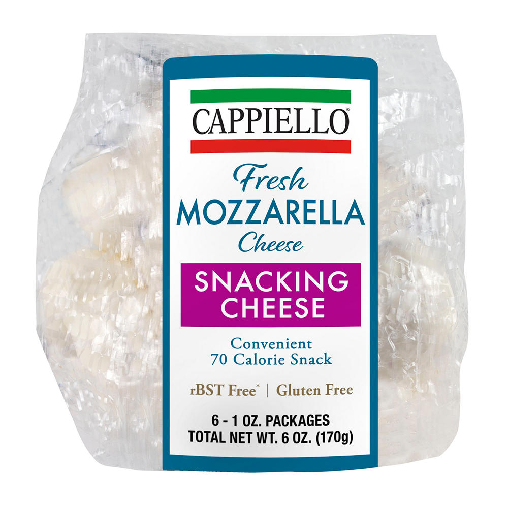 Cappiello Fresh Mozzarella Snacking Cheese, 6 oz