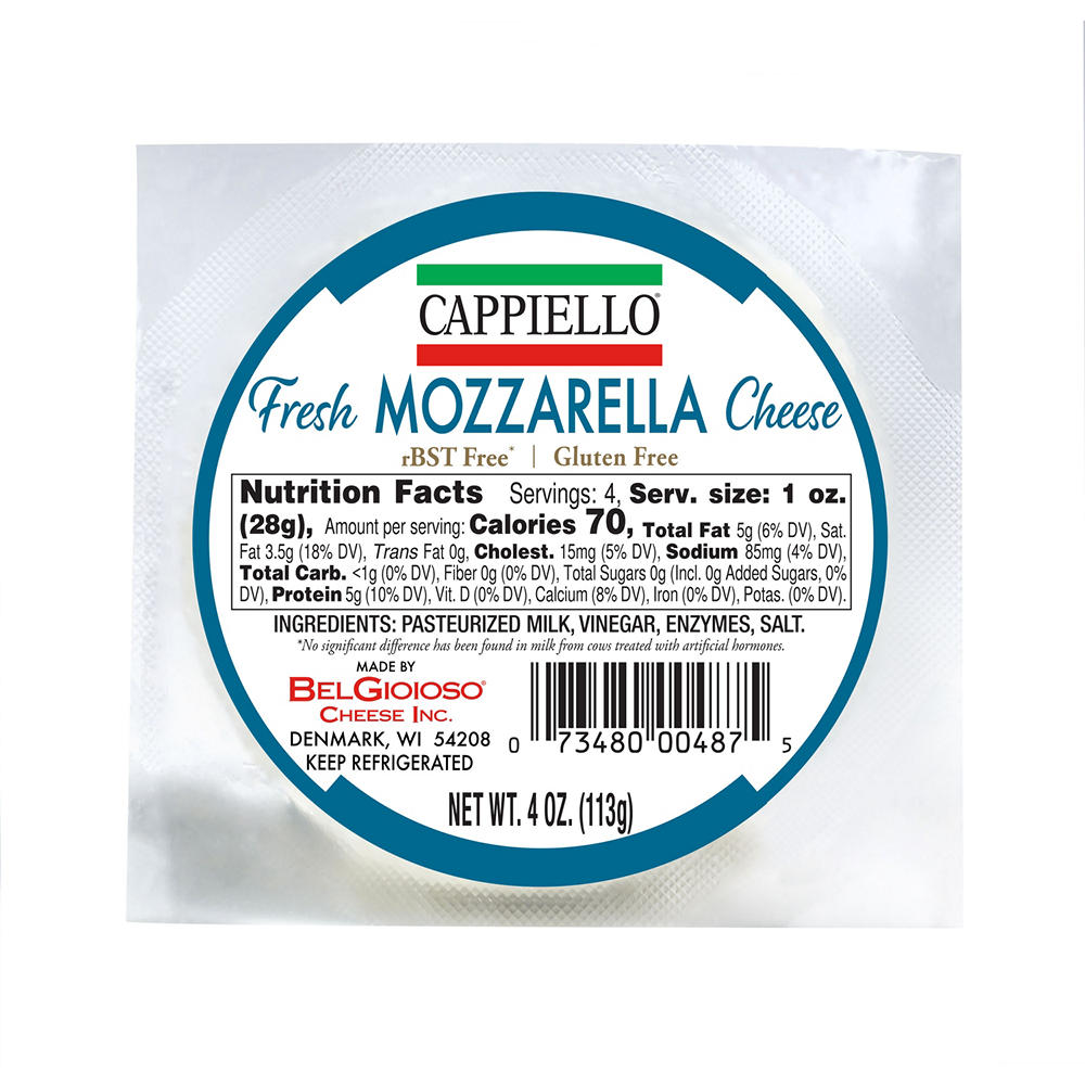 Cappiello Mozzarella Cheese Ball, 4 oz
