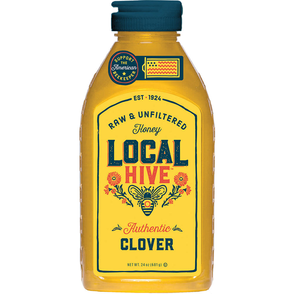 Local Hive Raw & Unfiltered Clover Honey, 24 oz