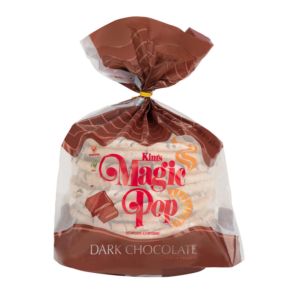 Kim's Magic Pop Dark Chocolate Drizzled Snack Cakes, 4.2 oz