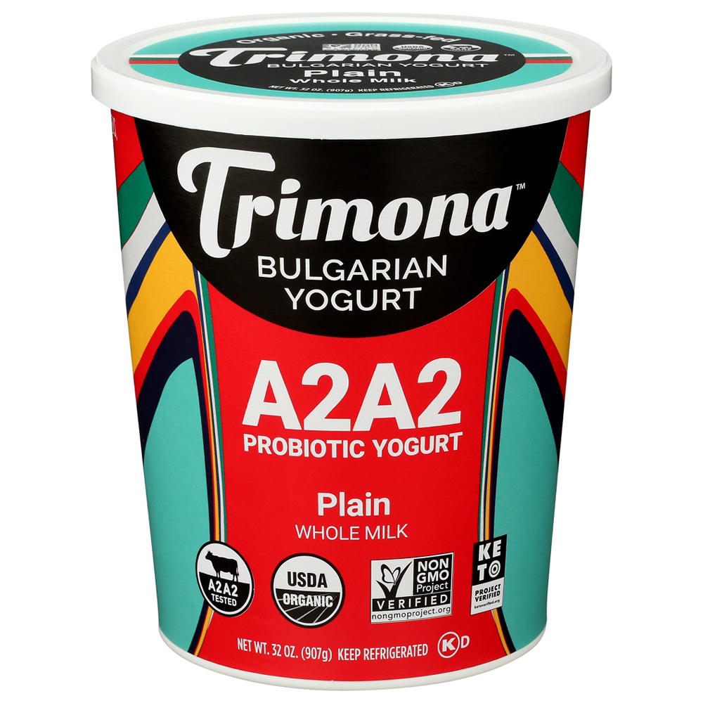 Trimona Plain Whole-Fat Bulgarian Yogurt, 32 oz