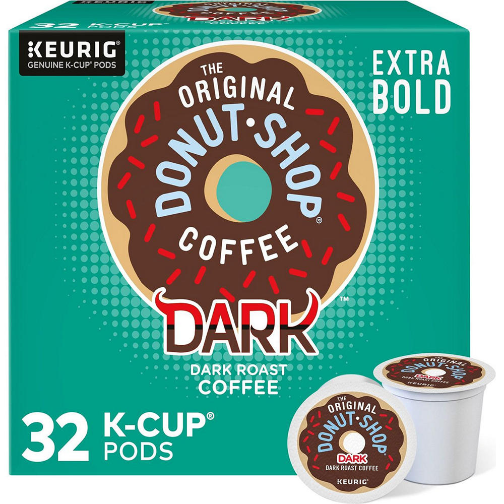 The Original Donut Shop Dark Roast Single Serve Coffee K Cups, 32 ct