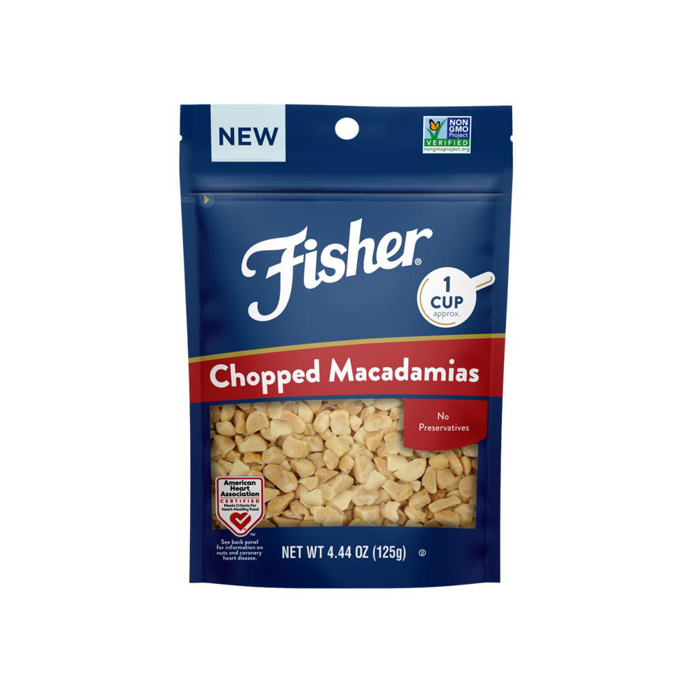 Fisher Chopped Macadamia Nuts, 4.44 oz