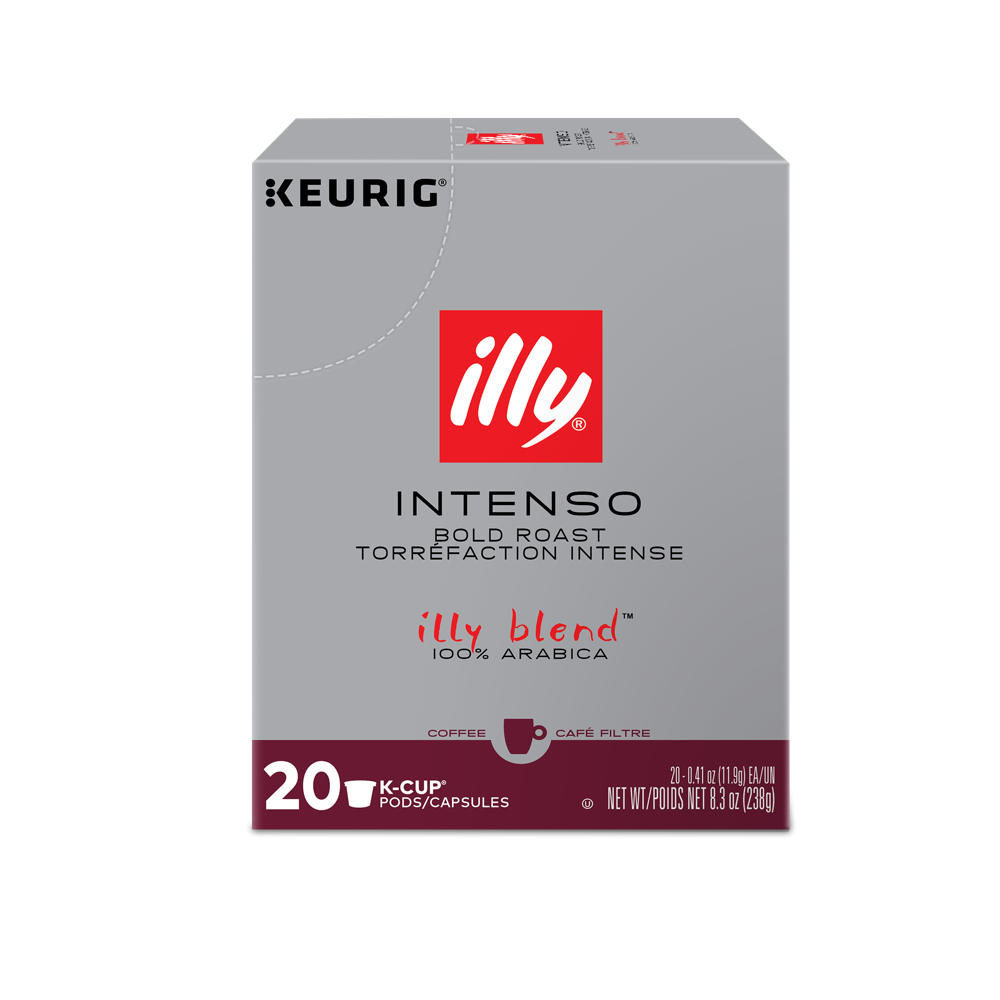 illy Intenso Bold Roast Single Serve Coffee K Cups, 20 ct