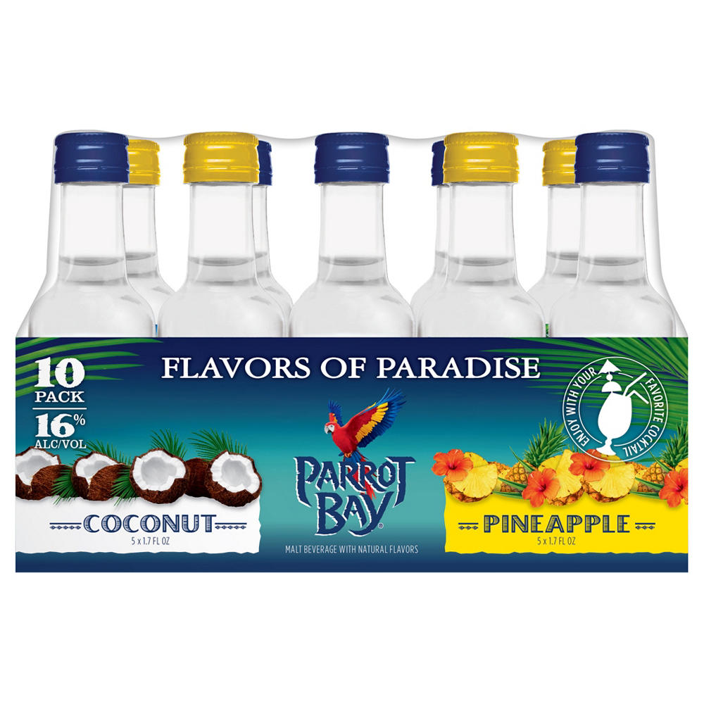 Parrot Bay Variety Pack 10 pk Bottles, 1.7 oz