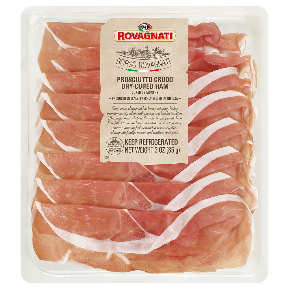 Rovagnati Prosciutto Crudo Dry Cured Ham, 3 oz