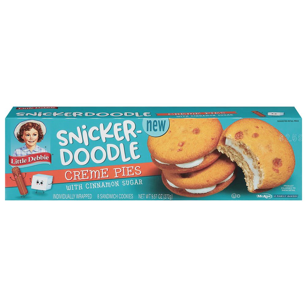 Little Debbie Snickerdoodle Creme Pies, 8 ct