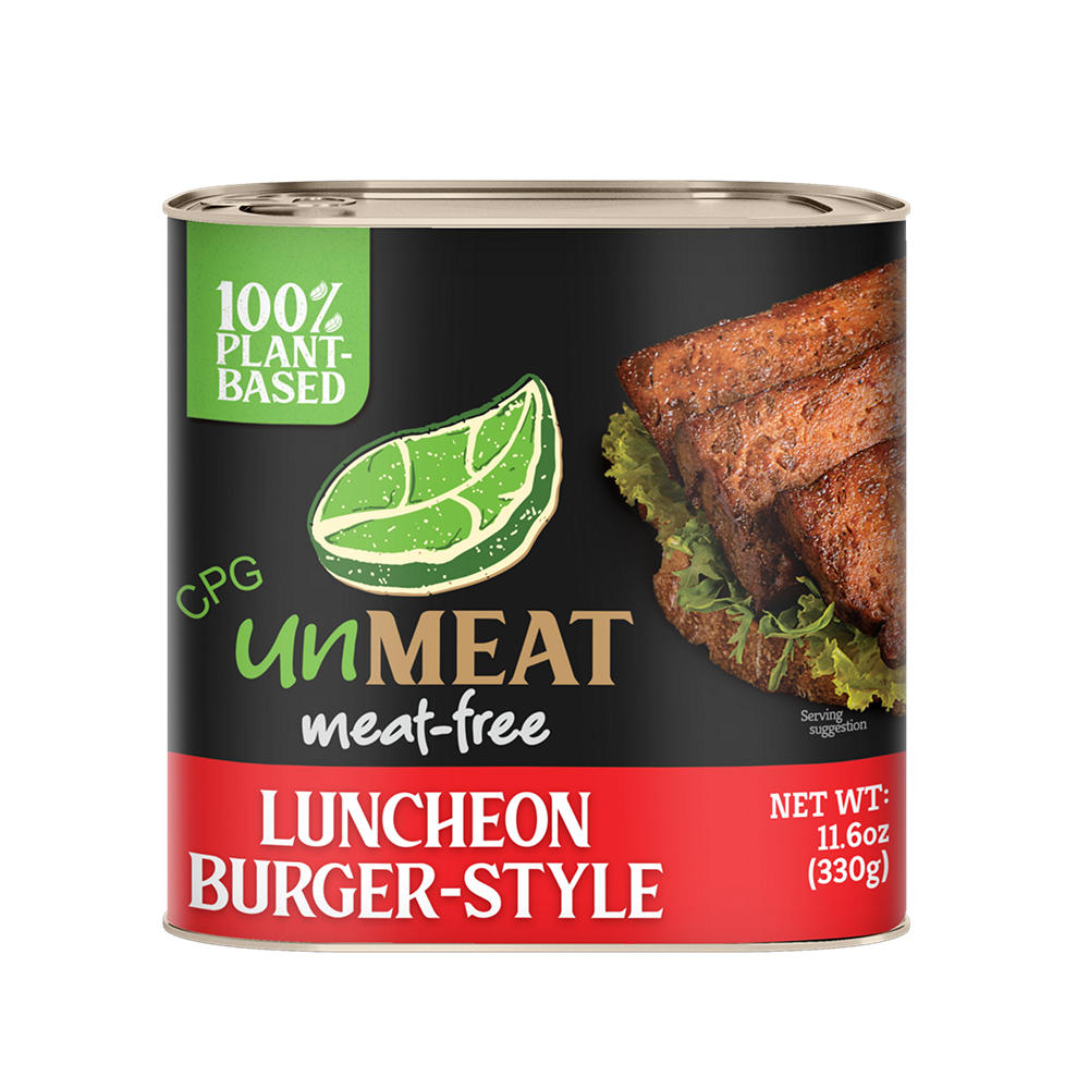 Unmeat Meat Free Luncheon Burger Style, 12 oz