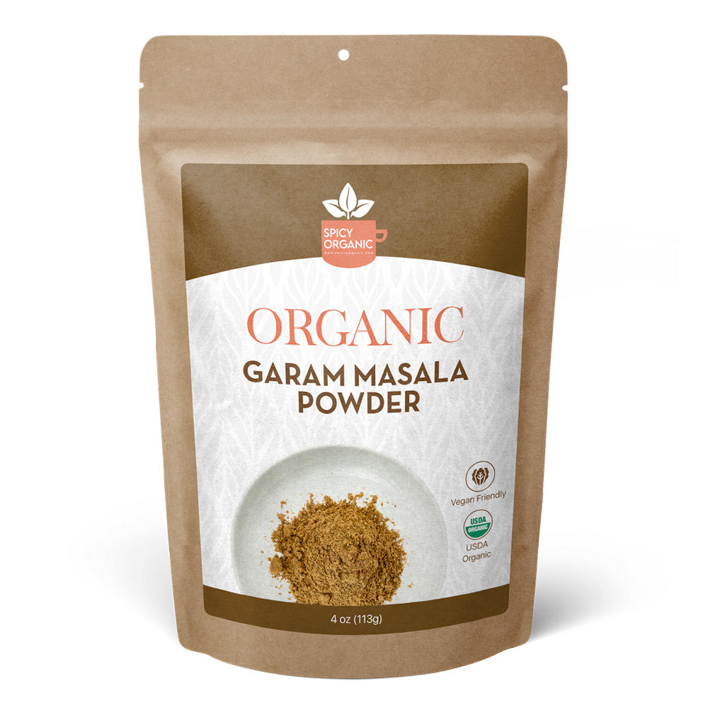 Spicy Organic Garam Masala Powder, 4 oz