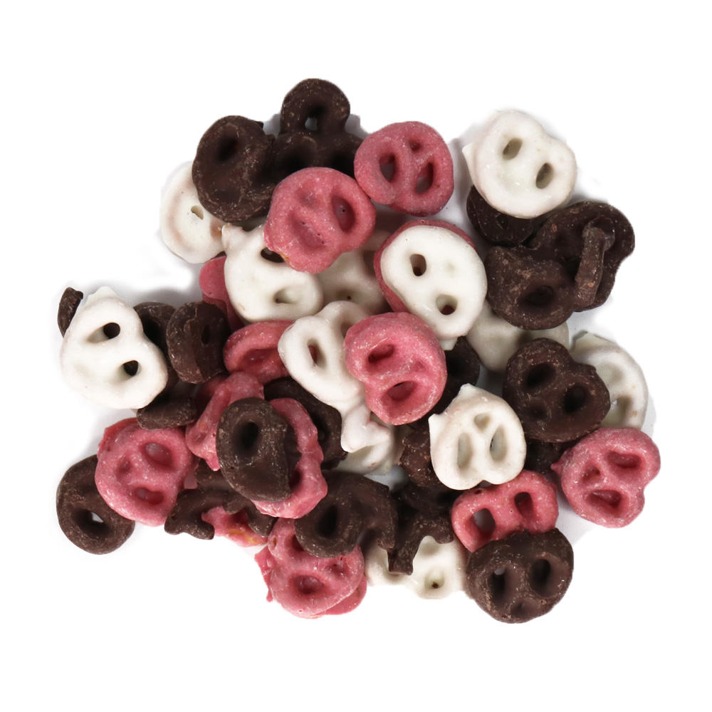 SunRidge Farms Bulk Itty Bitty Neapolitan Yogurt-Covered Pretzels, lb