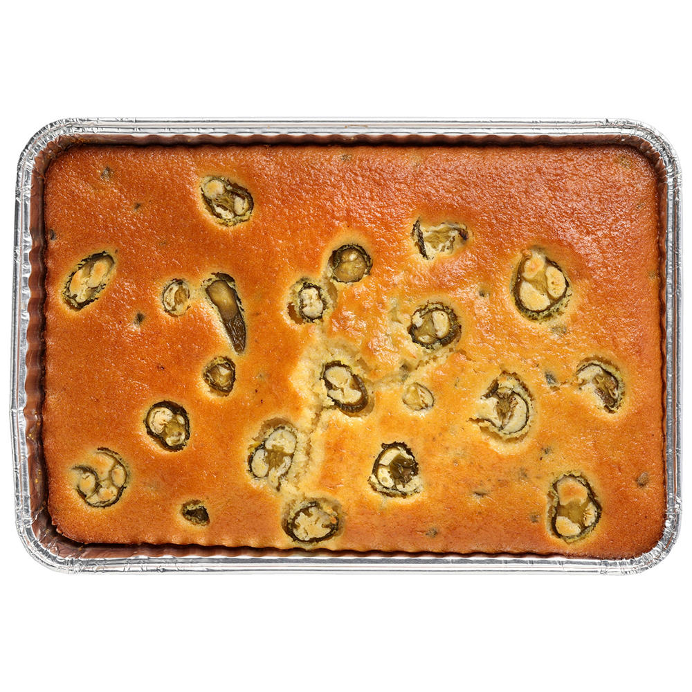 H-E-B Bakery Jalapeno Cornbread, 1/4 Sheet