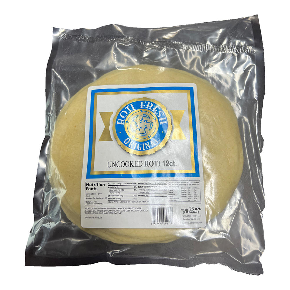 Roti Fresh Uncooked Roti, 12 ct