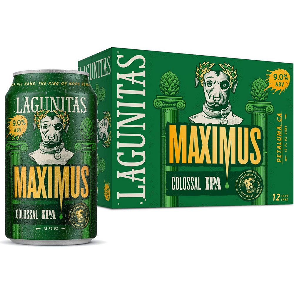 Lagunitas Brewing Co. Maximus Colossal IPA Craft Beer 12 pk Cans, 12 oz