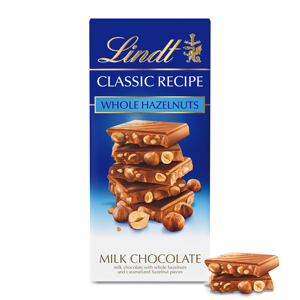 Lindt Classic Recipe Milk Chocolate Hazelnut Classic Recipe Bar, 5.3 oz