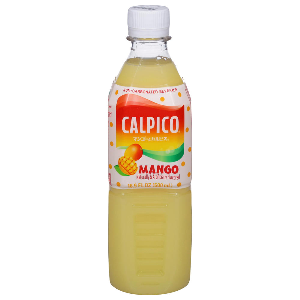 Calpico Non-Carbonated Mango Beverage, 16.9 oz