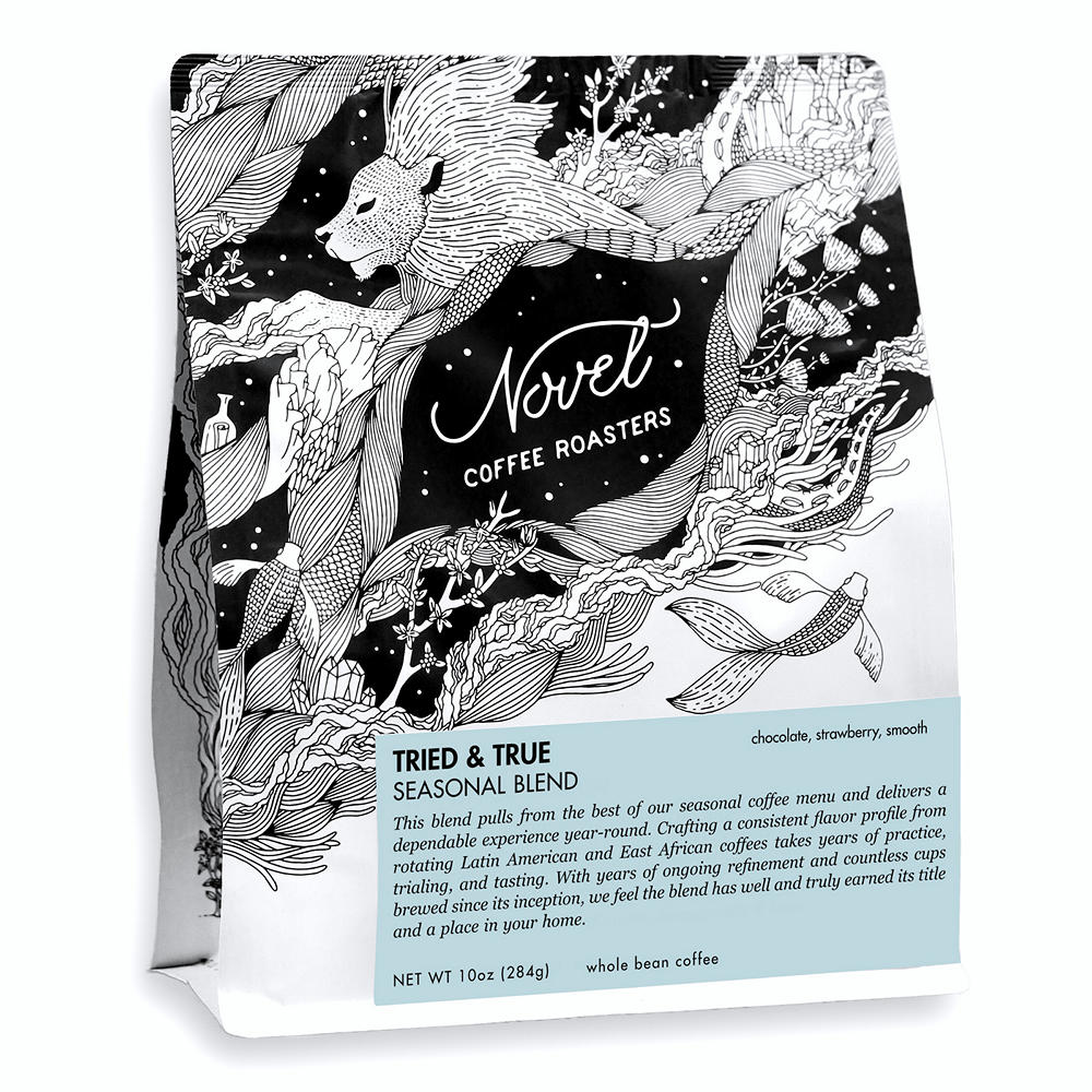 Novel Coffee Roasters Tried and True Seasonal Whole Bean Coffee, 10 oz