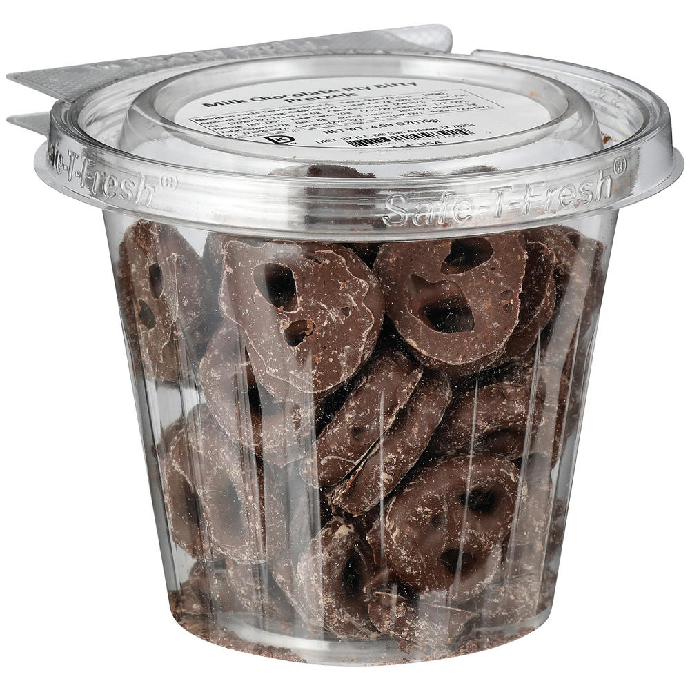 H-E-B Itty Bitty Milk Chocolate-Covered Pretzels, 4.07 oz