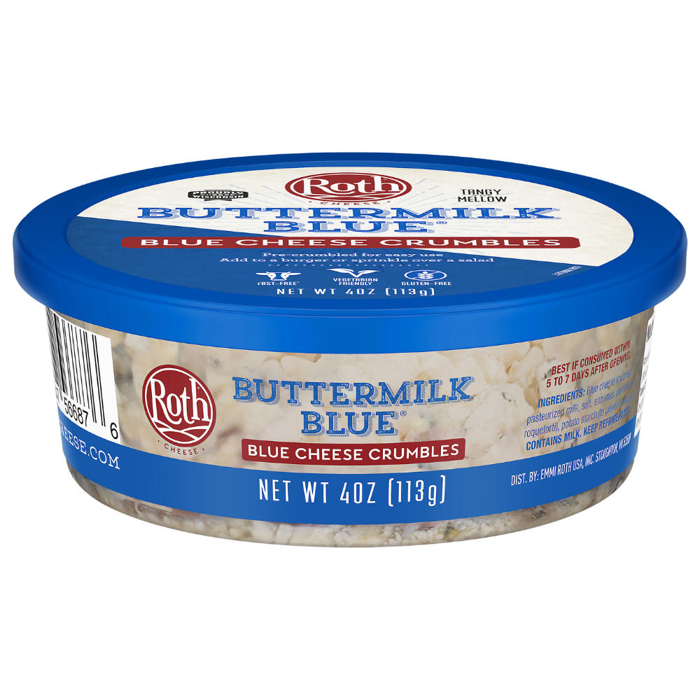 Roth Buttermilk Blue Cheese Crumbles Cup, 4 oz
