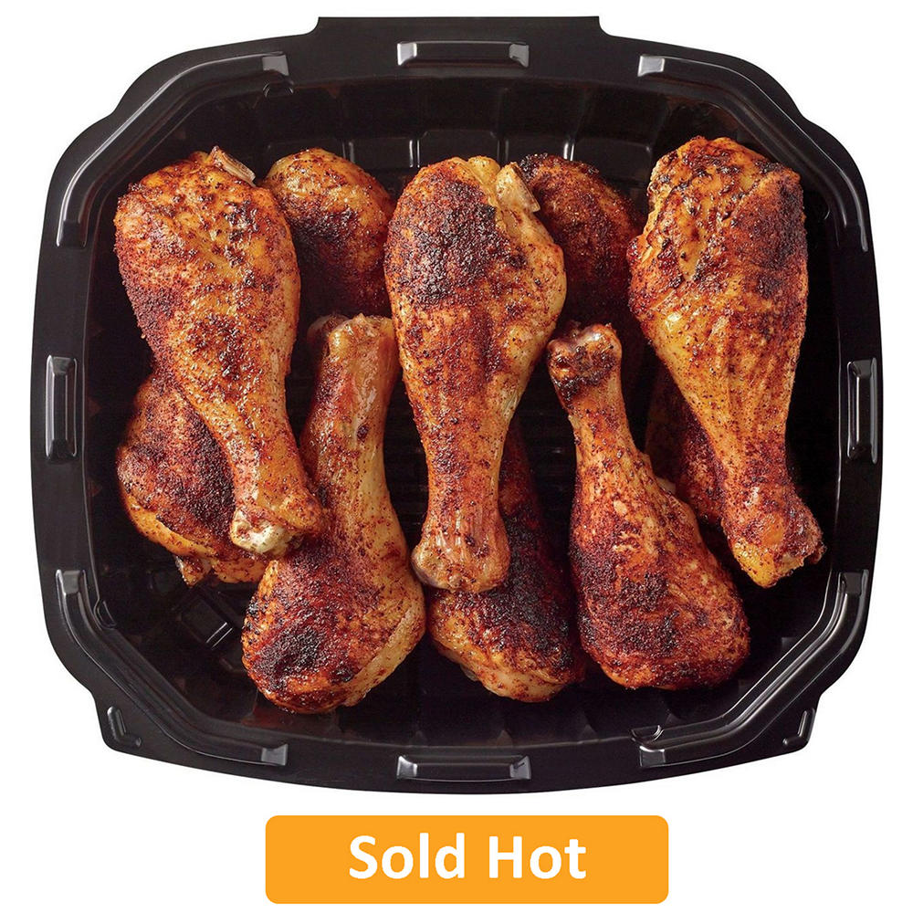 Meal Simple by H-E-B Chicken Drumsticks - Mesquite BBQ - Texas-Size Pack (Sold Hot), Avg. 3.0 lbs