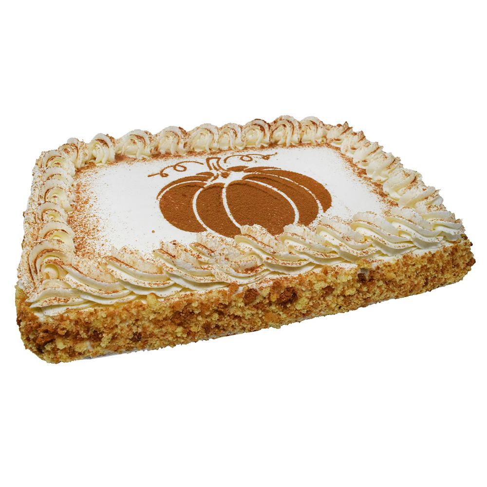 H-E-B Bakery Pumpkin Chai Tres Leches Cake, 1/4 Sheet